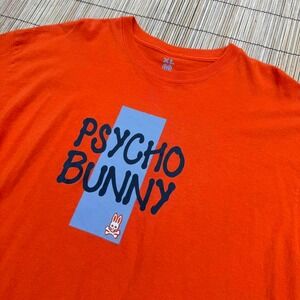 Psycho Bunny Graphic Tee – XL – Bright‎ Orange